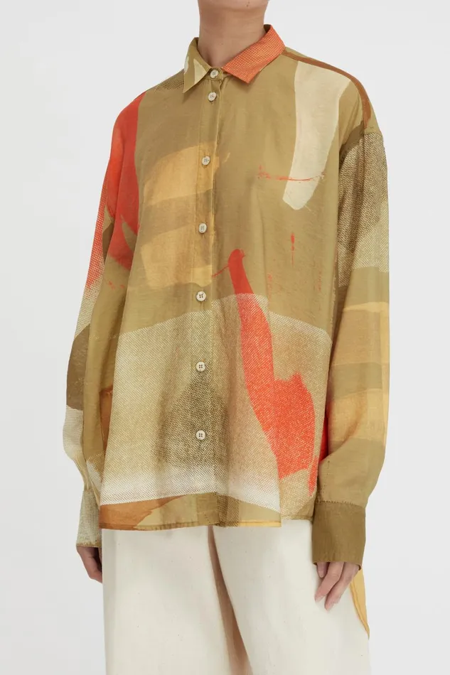 Tops And Shirts Women Lee Mathews Maya Long Sleeve Shirt Tops And Shirts Women Lee Mathews Maya Long Sleeve Shirt