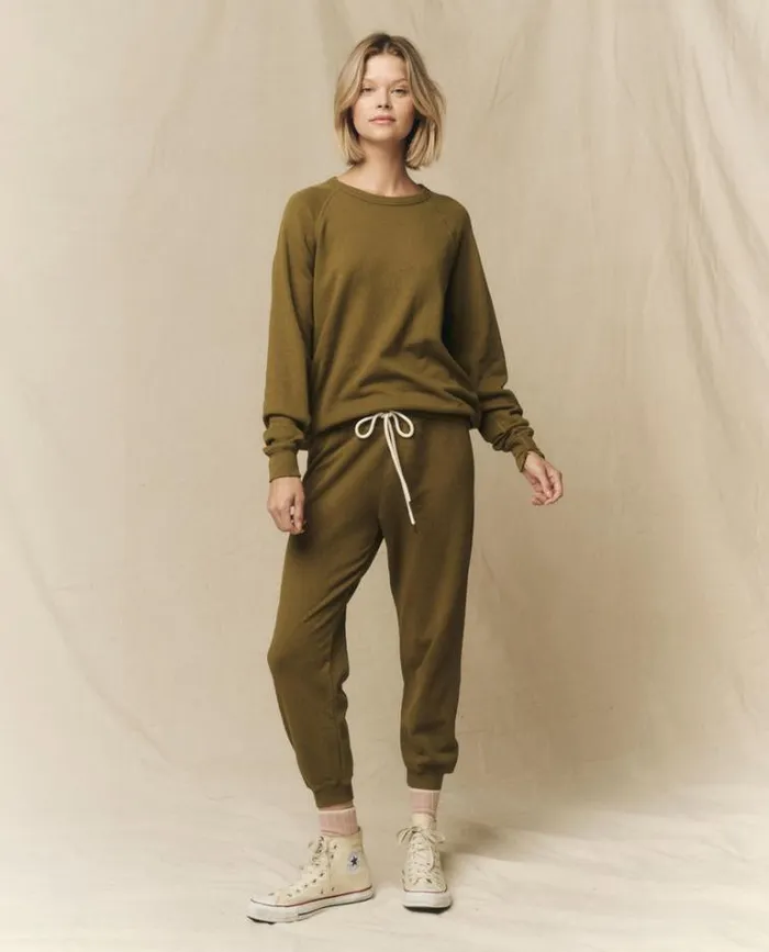 Tops Women039s The Great The College Sweatshirt Fir Green