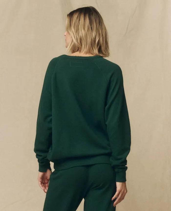Tops Women039s The Great The College Sweatshirt Green Grove