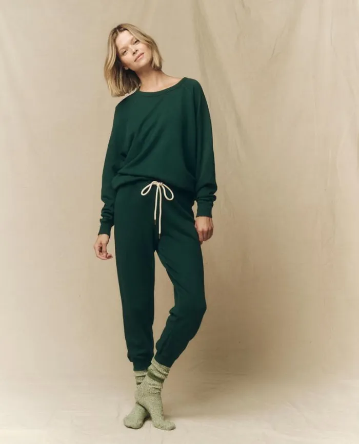 Tops Women039s The Great The College Sweatshirt Green Grove