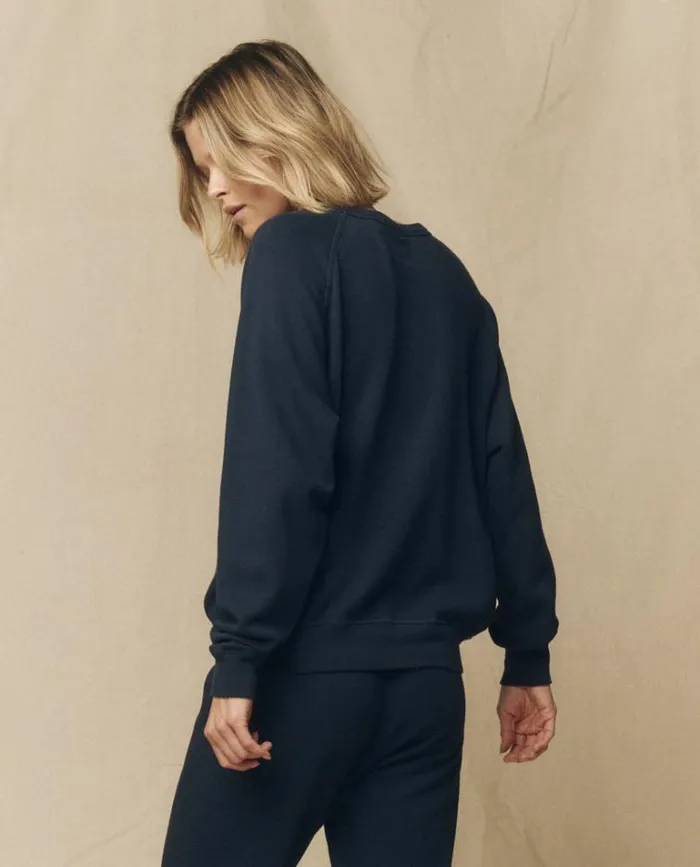 Tops Women039s The Great The College Sweatshirt True Navy