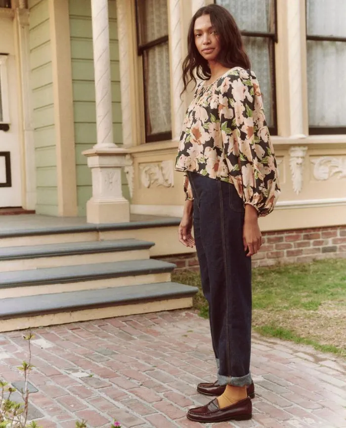 Tops Women039s The Great The Magpie Top Victorian Rose Print