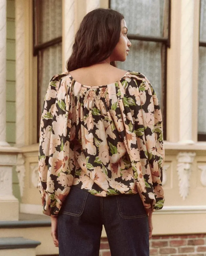 Tops Women039s The Great The Magpie Top Victorian Rose Print