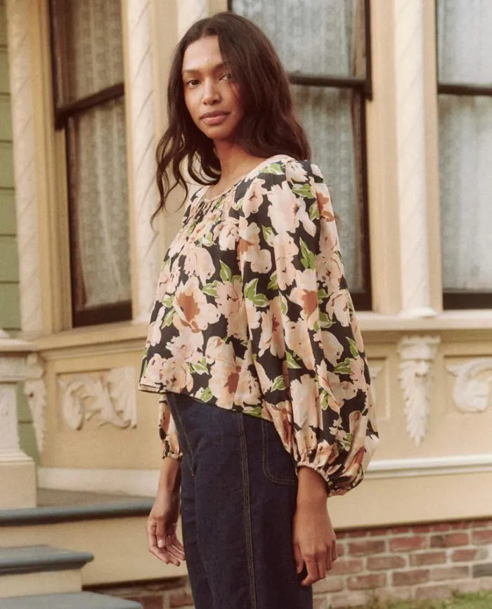 Tops Women039s The Great The Magpie Top Victorian Rose Print