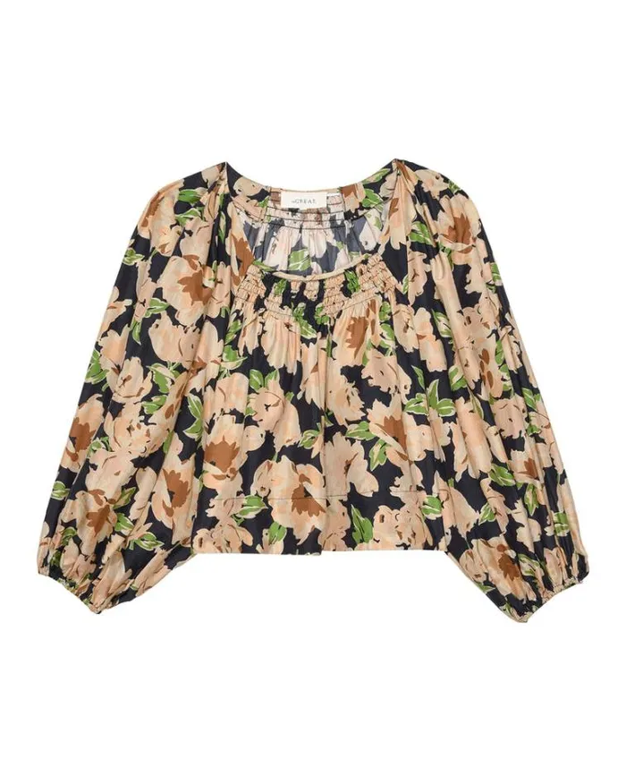 Tops Women039s The Great The Magpie Top Victorian Rose Print