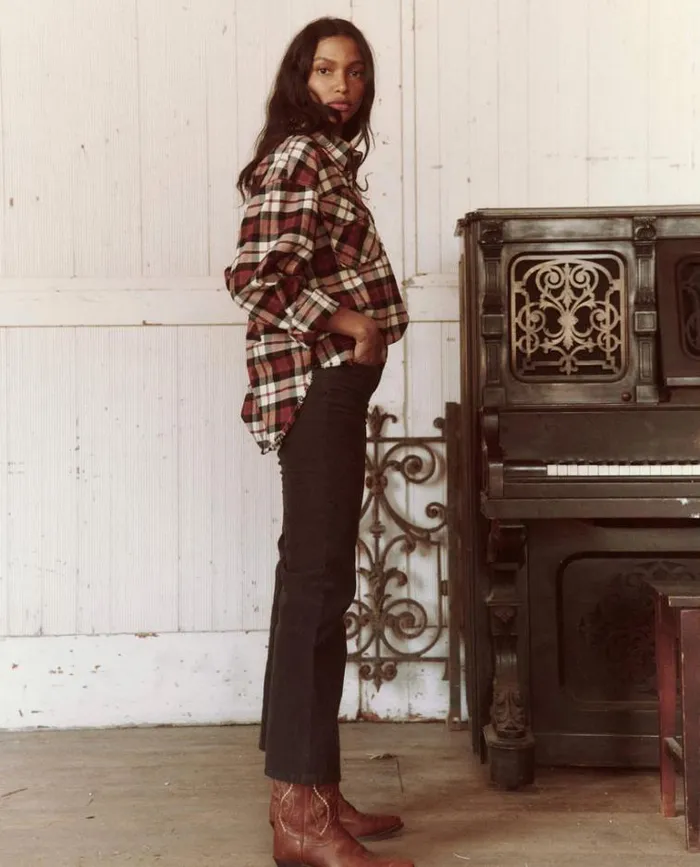 Tops Women039s The Great The Mountaineer Pullover Mill Plaid