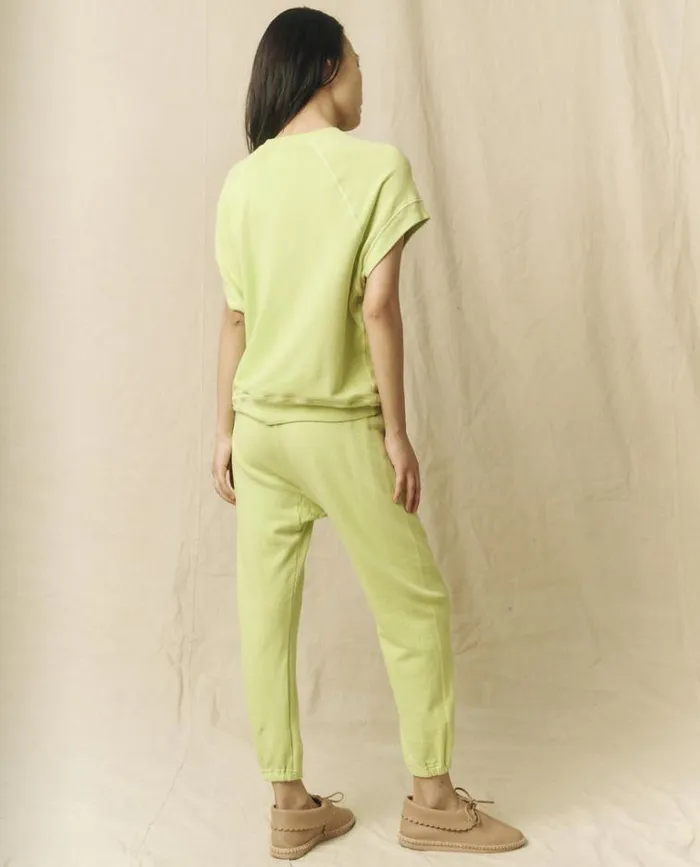 Tops Women039s The Great The Wedge Sweatshirt Lime Zest