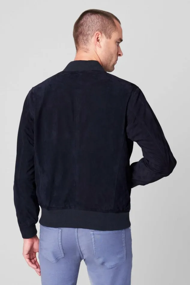 True Blue Bomber Men Blank NYC Jackets