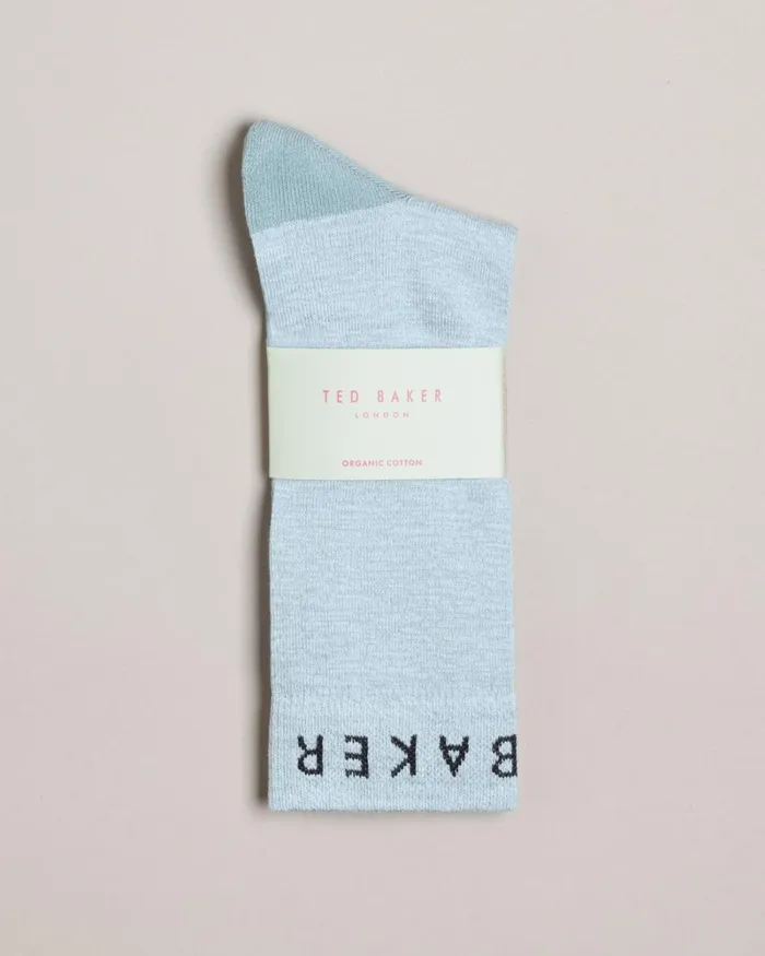 Twisted Yarn Socks Blue Men Ted Baker Socks