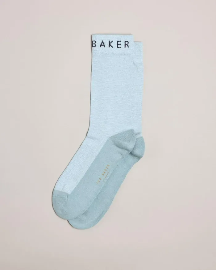 Twisted Yarn Socks Blue Men Ted Baker Socks