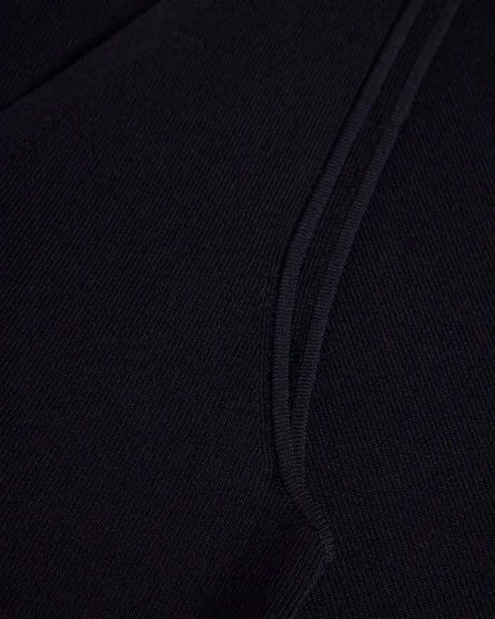V Neck Slim Fit Knit Top Black Women Ted Baker Clothing