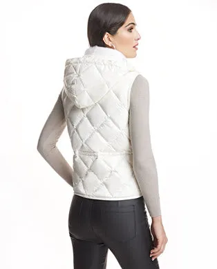 Vests Women039s Maximilian Diamond Cut Mink Down Filled Vest