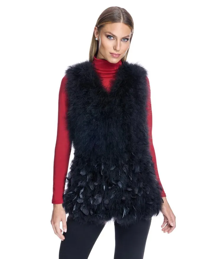 Vests Women039s Maximilian Feather Vest