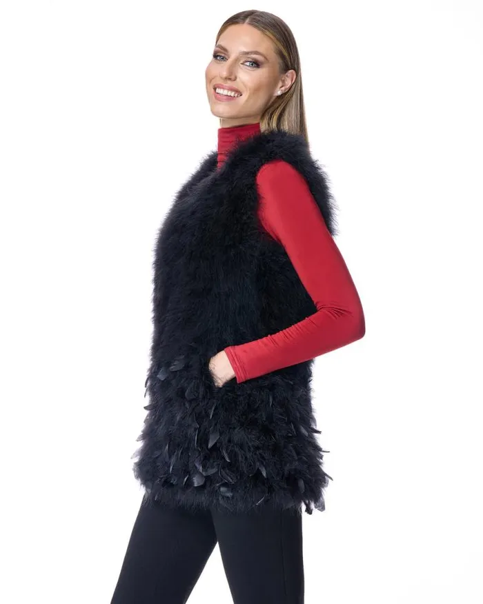 Vests Women039s Maximilian Feather Vest