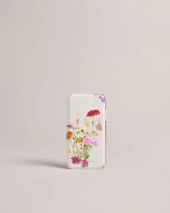 Watercolour Floral IPhone 11 Mirror Case Pale Pink Women Ted Baker Tech Accessories Watercolour Floral IPhone 11 Mirror Case Pale Pink Women Ted Baker Tech Accessories