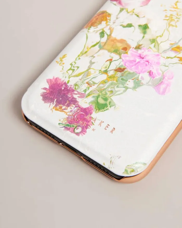 Watercolour Floral IPhone 11 Mirror Case Pale Pink Women Ted Baker Tech Accessories Watercolour Floral IPhone 11 Mirror Case Pale Pink Women Ted Baker Tech Accessories