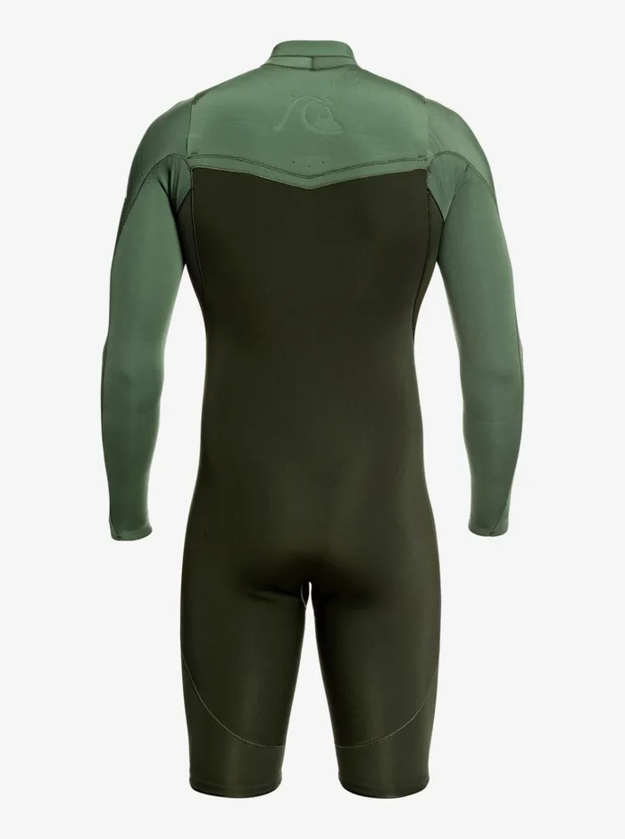 Wetsuits Men Quiksilver 22mm Highline Ltd Chest Zip Long Sleeve Springsuit Dark Ivy Shade Olive Wetsuits Men Quiksilver 22mm Highline Ltd Chest Zip Long Sleeve Springsuit Dark Ivy Shade Olive