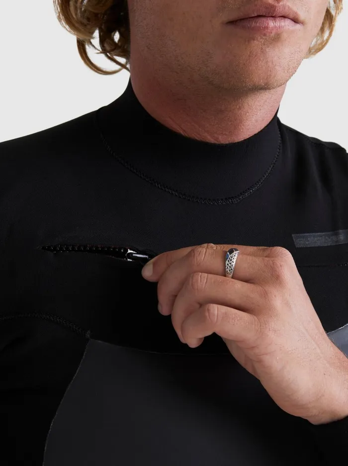 Wetsuits Men Quiksilver 32 Marathon Sessions ChestZip Wetsuit Black Wetsuits Men Quiksilver 32 Marathon Sessions ChestZip Wetsuit Black