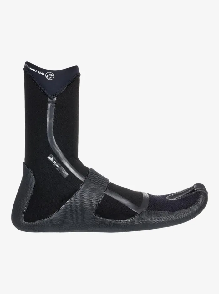 Wetsuits Men Quiksilver 3mm Marathon Sessions Split Toe Wetsuit Boots Black Wetsuits Men Quiksilver 3mm Marathon Sessions Split Toe Wetsuit Boots Black
