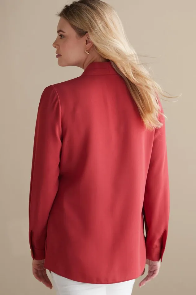 Women Akira Blouse Garnet Soft Surroundings Tops Women Akira Blouse Garnet Soft Surroundings Tops