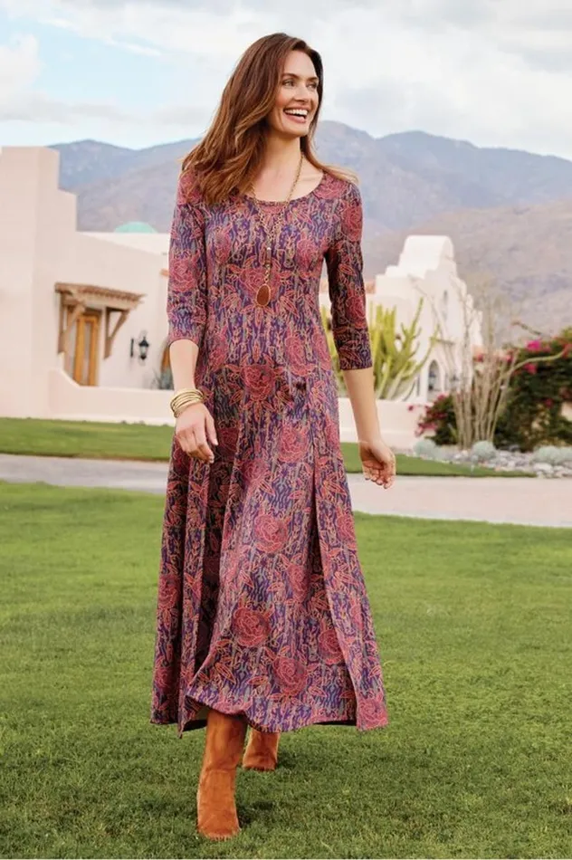 Women Alcott Dress Multi Floral Soft Surroundings Dresses Women Alcott Dress Multi Floral Soft Surroundings Dresses