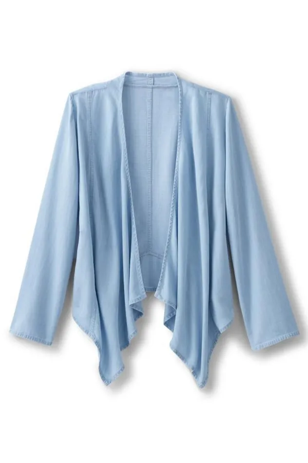 Women Alicante Tencel Topper Light Chambray Soft Surroundings Toppers Women Alicante Tencel Topper Light Chambray Soft Surroundings Toppers