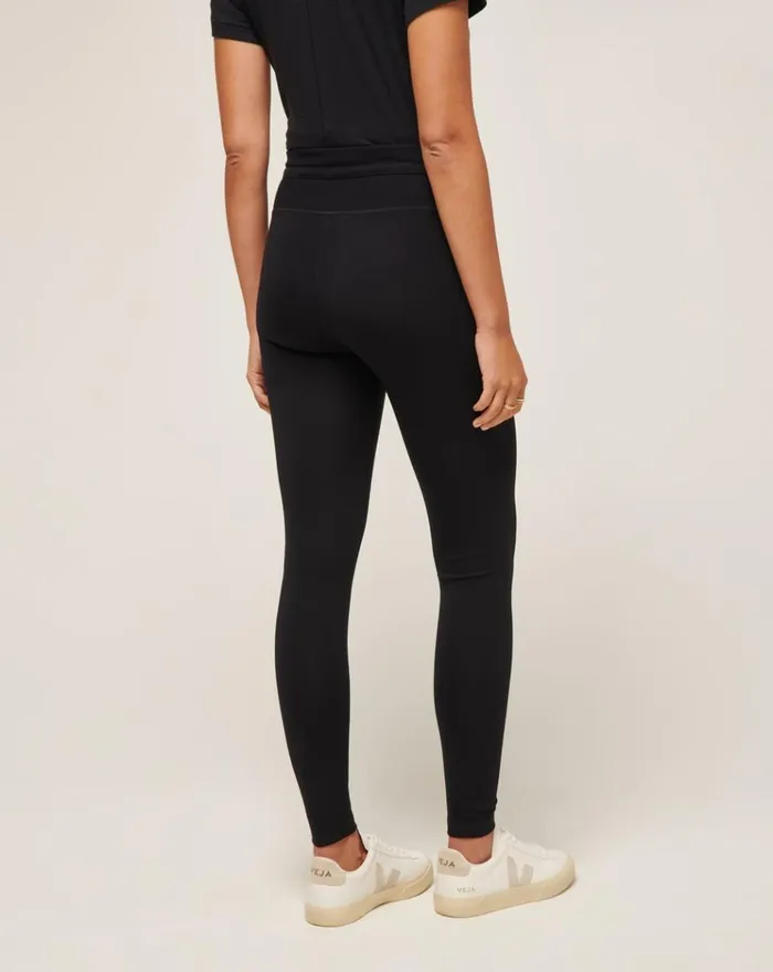 Women All Bottoms TravisMathew FRIDAY PONTE POCKET LEGGING Black