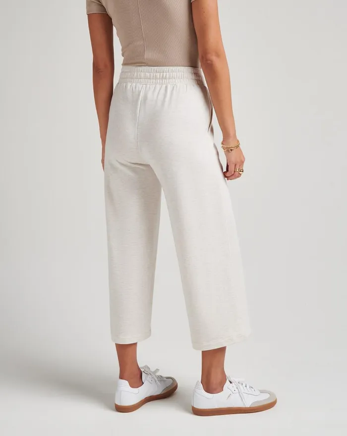 Women All Bottoms TravisMathew STUDIO CITY CLOUD FRENCH TERRY PANTS Heather Eggnog