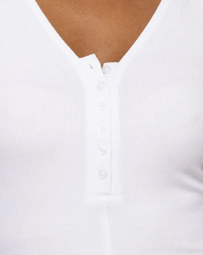 Women All Tops TravisMathew RAY OF SUNSHINE CLOUD RIB TANK White