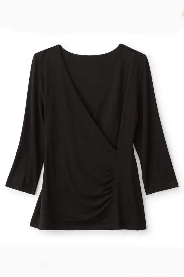 Women Alyssa Knit Top Black Soft Surroundings Tops Women Alyssa Knit Top Black Soft Surroundings Tops