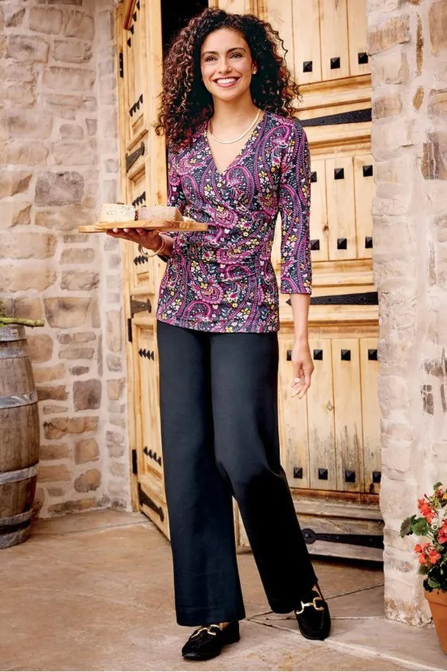 Women Alyssa Knit Top Black Soft Surroundings Tops Women Alyssa Knit Top Black Soft Surroundings Tops