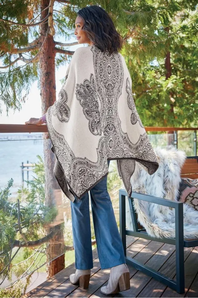 Women Amedeo Wrap Ecru Soft Surroundings Scarves and Wraps Women Amedeo Wrap Ecru Soft Surroundings Scarves and Wraps