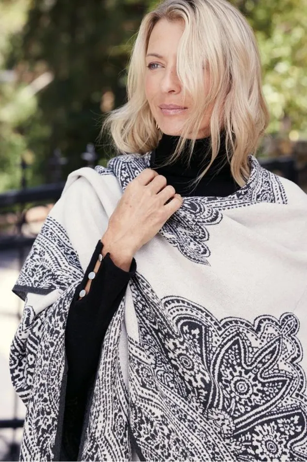 Women Amedeo Wrap Ecru Soft Surroundings Scarves and Wraps Women Amedeo Wrap Ecru Soft Surroundings Scarves and Wraps