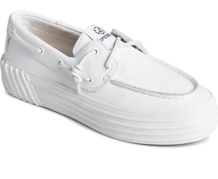 Women Bahama 20 Leather Platform Sneaker White Sperry Sneakers Women Bahama 20 Leather Platform Sneaker White Sperry Sneakers
