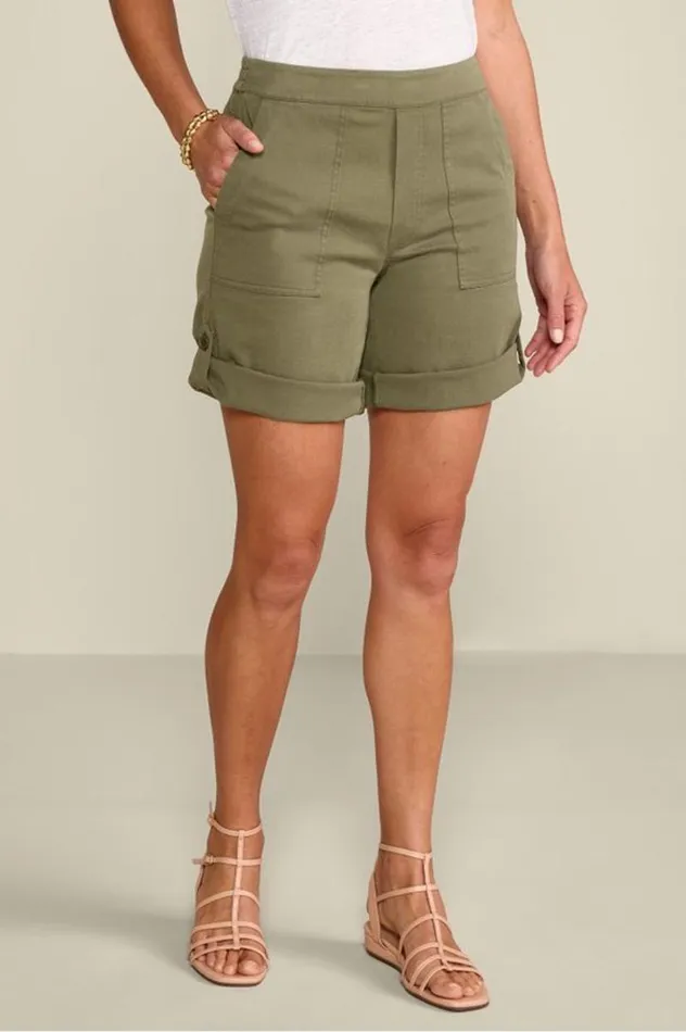 Women Barbados Shorts Navy Soft Surroundings Pants