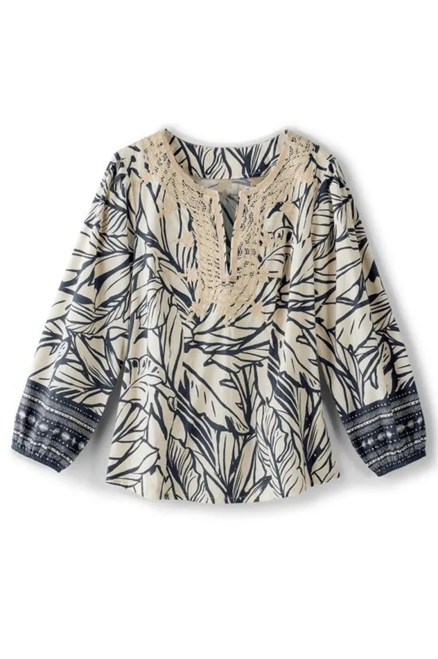 Women Bellamy Top Paolo Palmosasco Border Soft Surroundings Tops Women Bellamy Top Paolo Palmosasco Border Soft Surroundings Tops