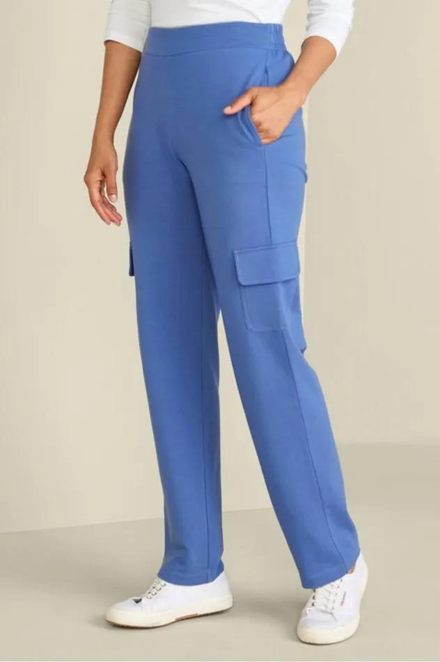 Women Birdie French Terry Cargo Pants True Navy Soft Surroundings Pants Women Birdie French Terry Cargo Pants True Navy Soft Surroundings Pants