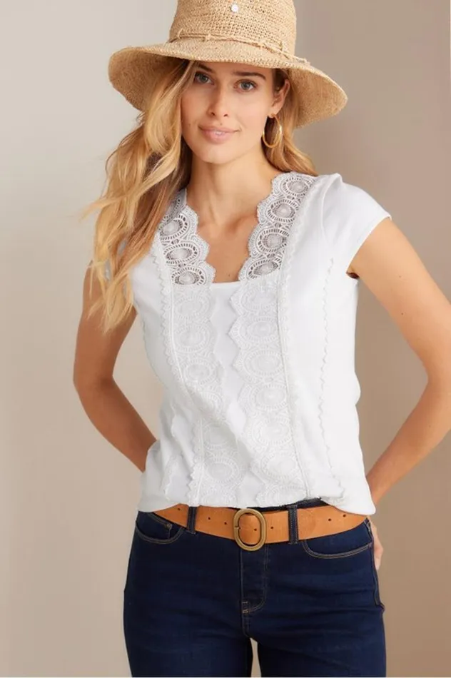 Women Breelyn Top I White Soft Surroundings Tops Women Breelyn Top I White Soft Surroundings Tops