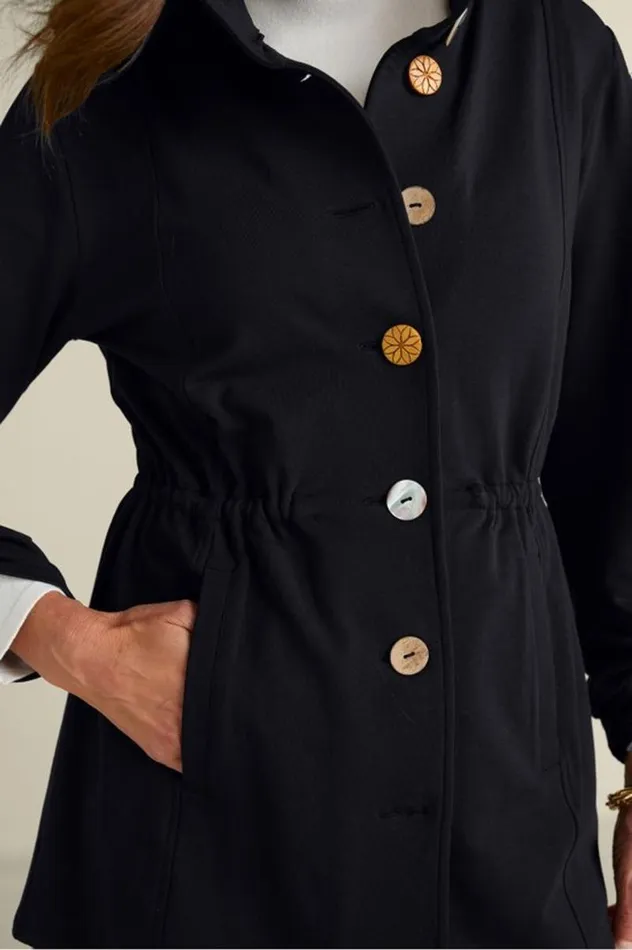 Women Caprice French Terry Jacket Black Soft Surroundings Jackets and Coats Women Caprice French Terry Jacket Black Soft Surroundings Jackets and Coats