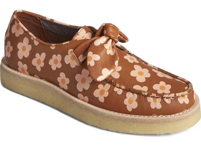 Women Captain039s Crepe Bow Oxford Multi Colored Sperry Flats and Loafers Women Captain039s Crepe Bow Oxford Multi Colored Sperry Flats and Loafers