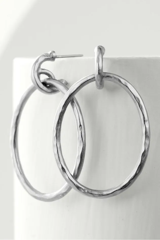 Women Cassini Hoop Earring Gold Soft Surroundings Jewelry