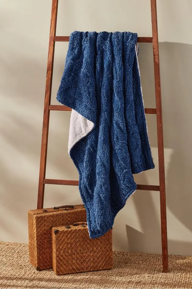 Women Cecilia Chenille Throw Moonlight Blue Soft Surroundings Bedding Women Cecilia Chenille Throw Moonlight Blue Soft Surroundings Bedding