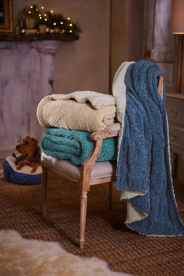 Women Cecilia Chenille Throw Moonlight Blue Soft Surroundings Bedding Women Cecilia Chenille Throw Moonlight Blue Soft Surroundings Bedding