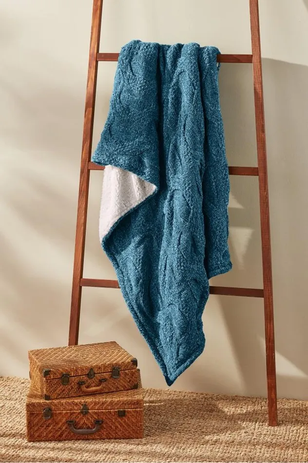 Women Cecilia Chenille Throw Moonlight Blue Soft Surroundings Bedding Women Cecilia Chenille Throw Moonlight Blue Soft Surroundings Bedding