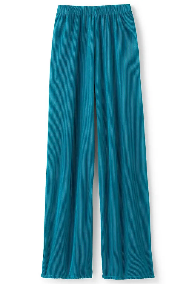 Women Cella Plisse Wide Leg Pants Deep Lagoon Soft Surroundings Pants Women Cella Plisse Wide Leg Pants Deep Lagoon Soft Surroundings Pants