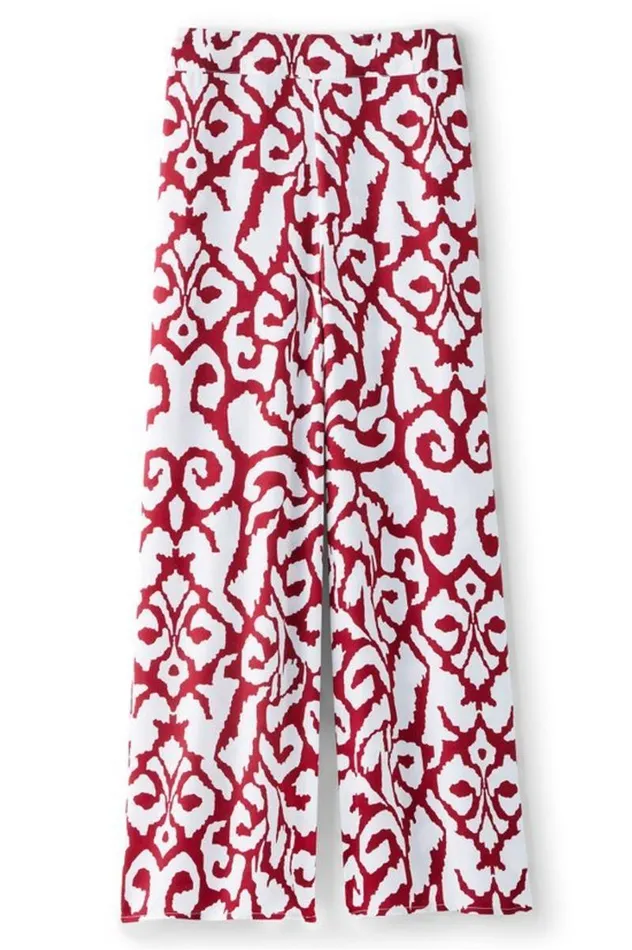 Women Coralina Pants Redwhite Abstract Soft Surroundings Pants Women Coralina Pants Redwhite Abstract Soft Surroundings Pants
