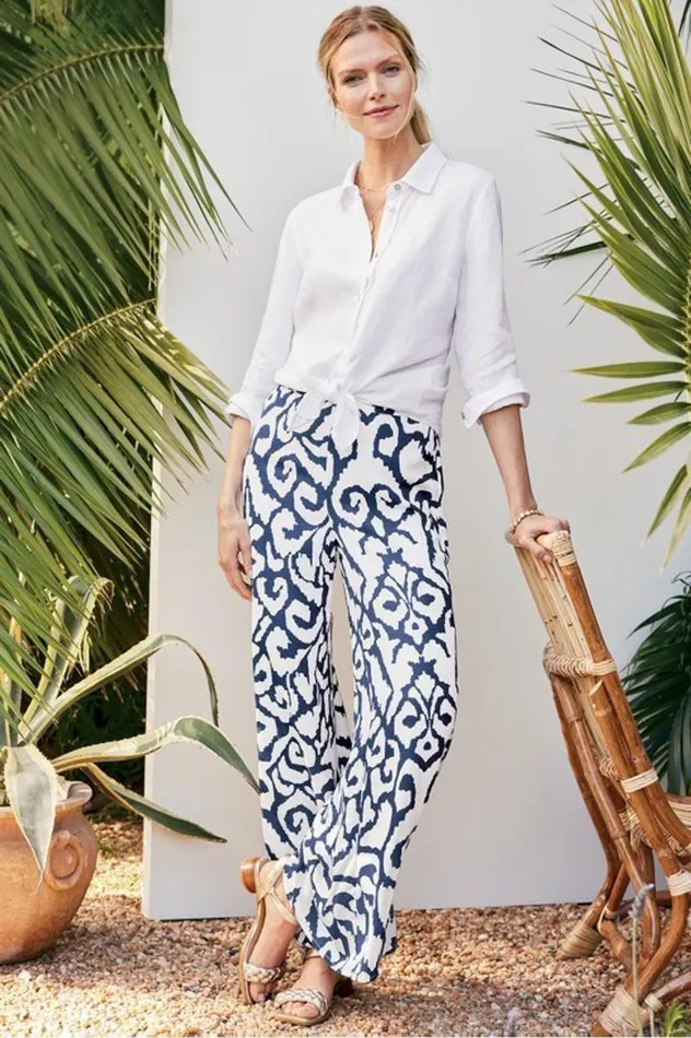 Women Coralina Pants Redwhite Abstract Soft Surroundings Pants Women Coralina Pants Redwhite Abstract Soft Surroundings Pants