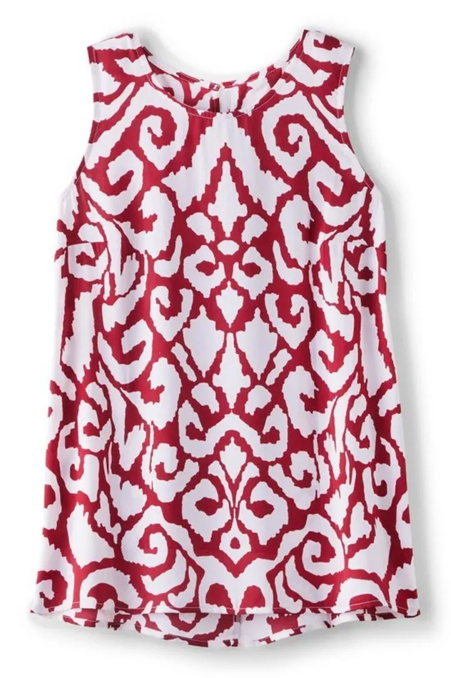 Women Coralina Tank Redwhite Abstract Soft Surroundings Tops Women Coralina Tank Redwhite Abstract Soft Surroundings Tops