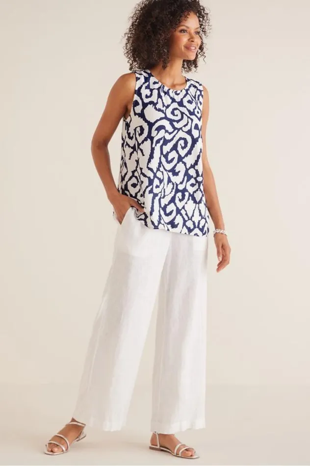 Women Coralina Tank Redwhite Abstract Soft Surroundings Tops Women Coralina Tank Redwhite Abstract Soft Surroundings Tops