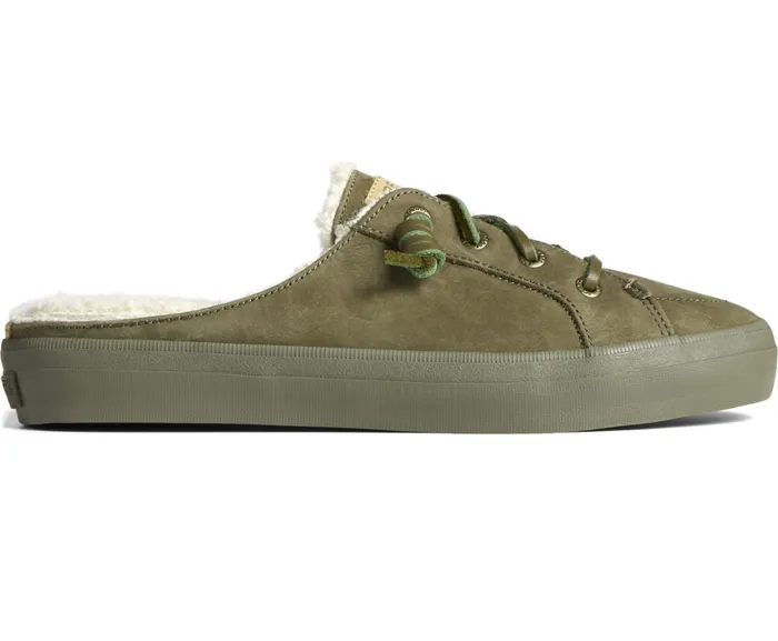 Women Crest Cozy Mule Sneaker Olive Sperry Sneakers